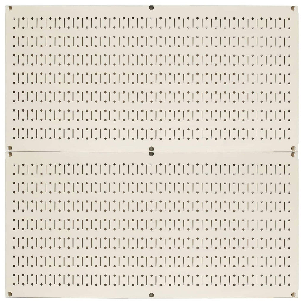 Wall Control 32" x 16" Horizontal Pegboard Garage Tool Organizer, Beige (2 Pack)-*Hardware | Hardware Accessories | Tool Storage & Organization | Tool Organizer Liners & Inserts-Grease Monkey Garage