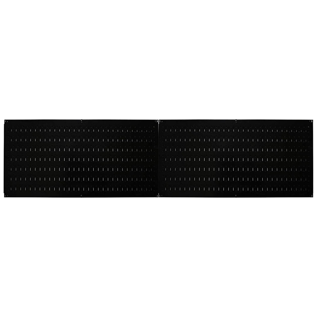 Wall Control 32" x 16" Horizontal Pegboard Garage Tool Organizer, Black (2 Pack)-Hardware | Hardware Accessories | Tool Storage & Organization | Tool Organizer Liners & Inserts-Grease Monkey Garage