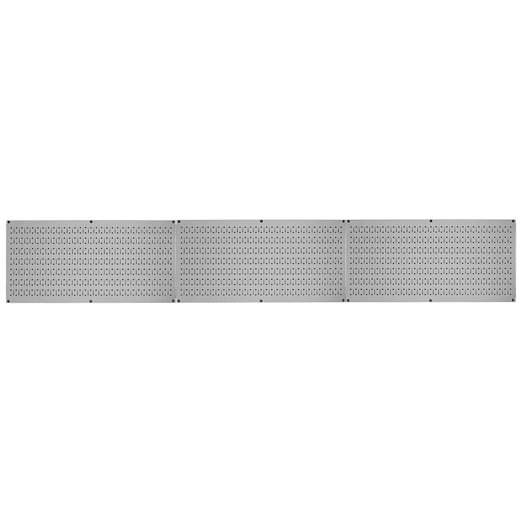 Wall Control 32" x 16" Horizontal Pegboard Garage Tool Organizer, Gray (3 Pack)-*Hardware | Hardware Accessories | Tool Storage & Organization | Tool Organizer Liners & Inserts-Grease Monkey Garage