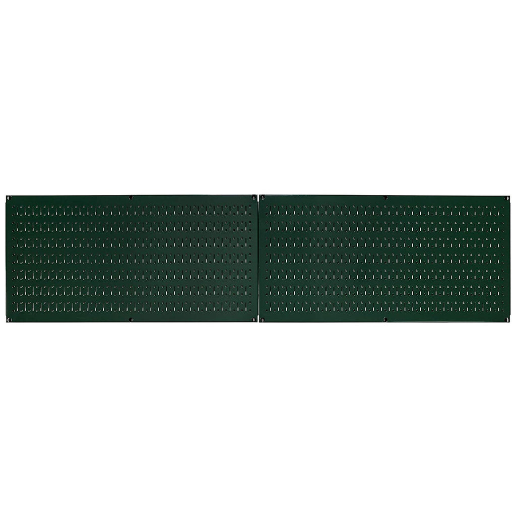 Wall Control 32" x 16" Horizontal Pegboard Garage Tool Organizer, Green (2 Pack)-Hardware | Hardware Accessories | Tool Storage & Organization | Tool Organizer Liners & Inserts-Grease Monkey Garage