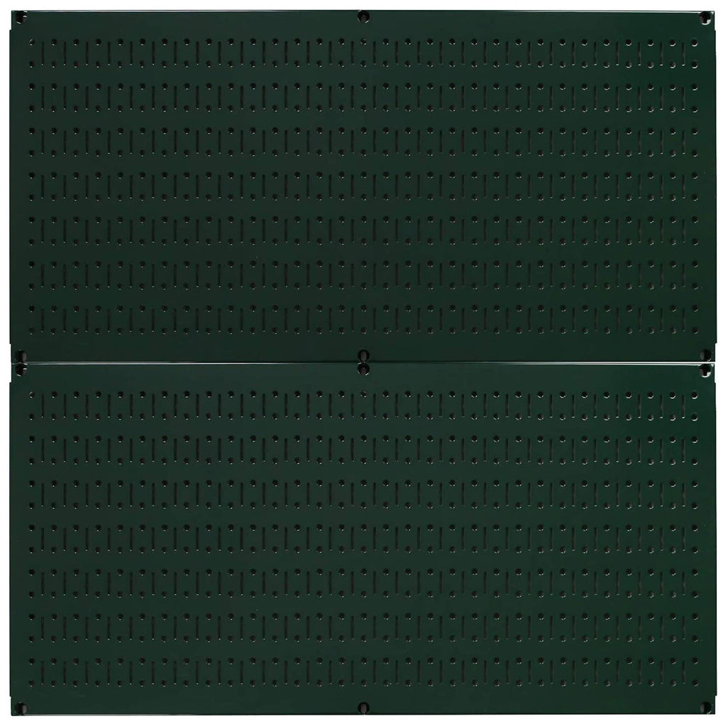 Wall Control 32" x 16" Horizontal Pegboard Garage Tool Organizer, Green (2 Pack)-Hardware | Hardware Accessories | Tool Storage & Organization | Tool Organizer Liners & Inserts-Grease Monkey Garage