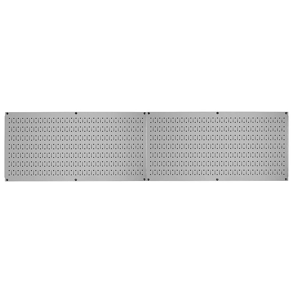 Wall Control 32" x 16" Horizontal Pegboard Garage Tool Organizer, Grey (2 Pack)-Hardware | Hardware Accessories | Tool Storage & Organization | Tool Organizer Liners & Inserts-Grease Monkey Garage