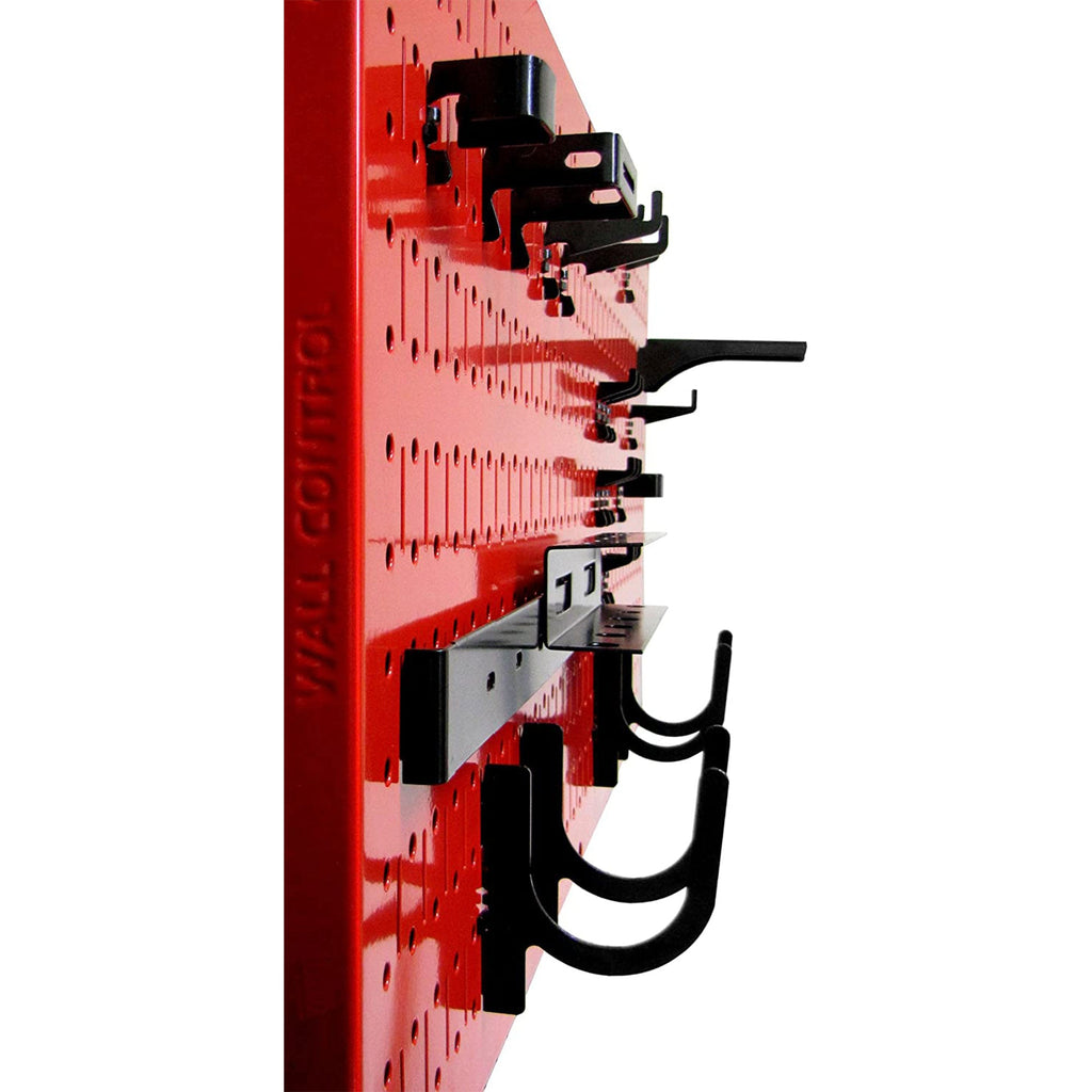 Wall Control 32" x 16" Horizontal Pegboard Garage Tool Organizer, Red (3 Pack)-Hardware | Hardware Accessories | Tool Storage & Organization | Tool Organizer Liners & Inserts-Grease Monkey Garage