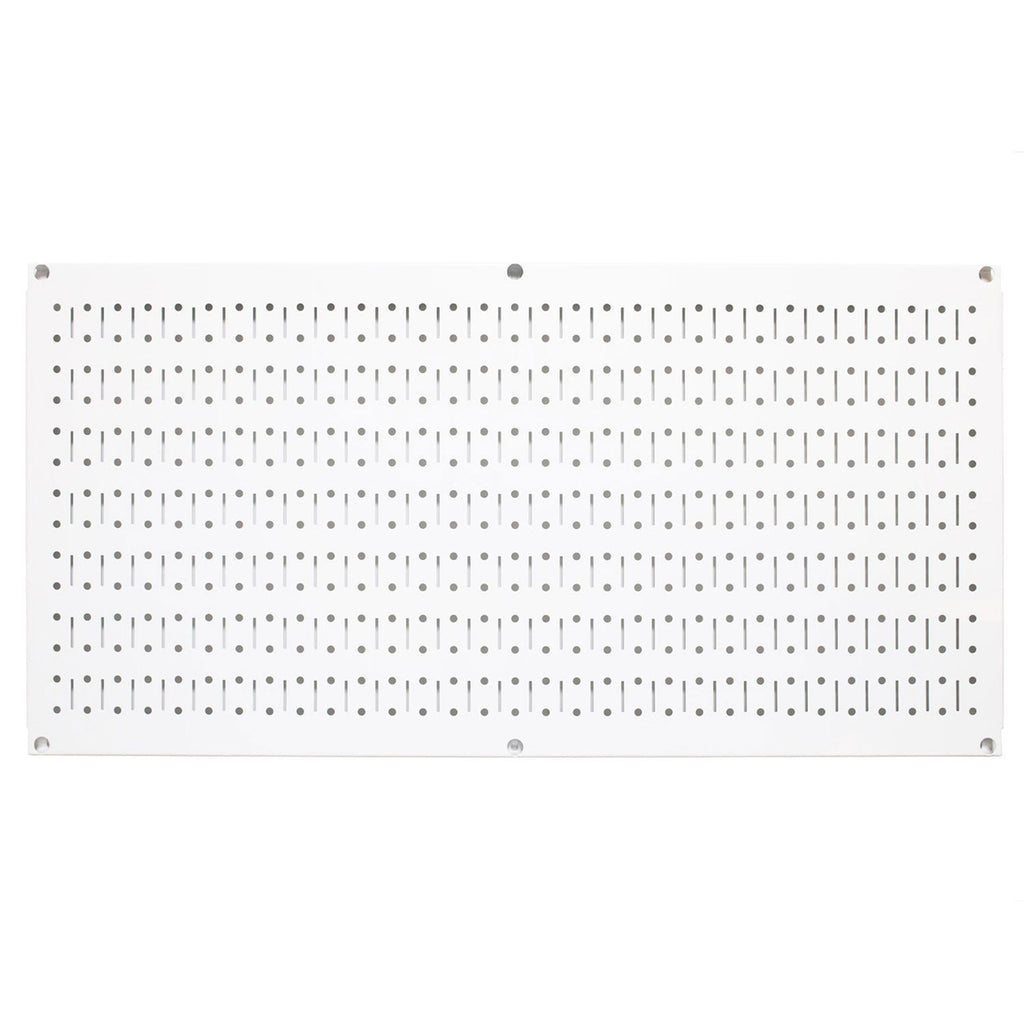 Wall Control 32" x 16" Horizontal Pegboard Garage Tool Organizer, White (3 Pack)-Hardware | Hardware Accessories | Tool Storage & Organization | Tool Organizer Liners & Inserts-Grease Monkey Garage