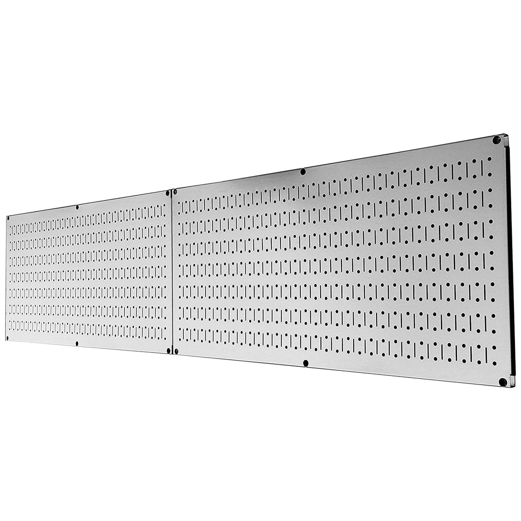 Wall Control 32x16" Horizontal Pegboard Garage Tool Organizer, Metallic (2 Pack)-Hardware | Hardware Accessories | Tool Storage & Organization | Tool Organizer Liners & Inserts-Grease Monkey Garage