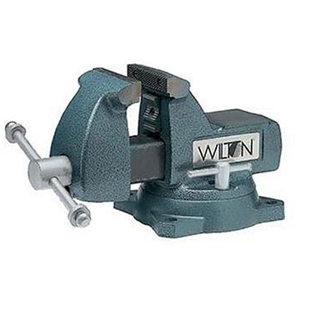 Wilton Tools 21400 Mechanics Bench Vice Grip with 5 Inch Jaw and Swivel Base-Hardware | Tools | Impact Wrenches & Drivers-Grease Monkey Garage