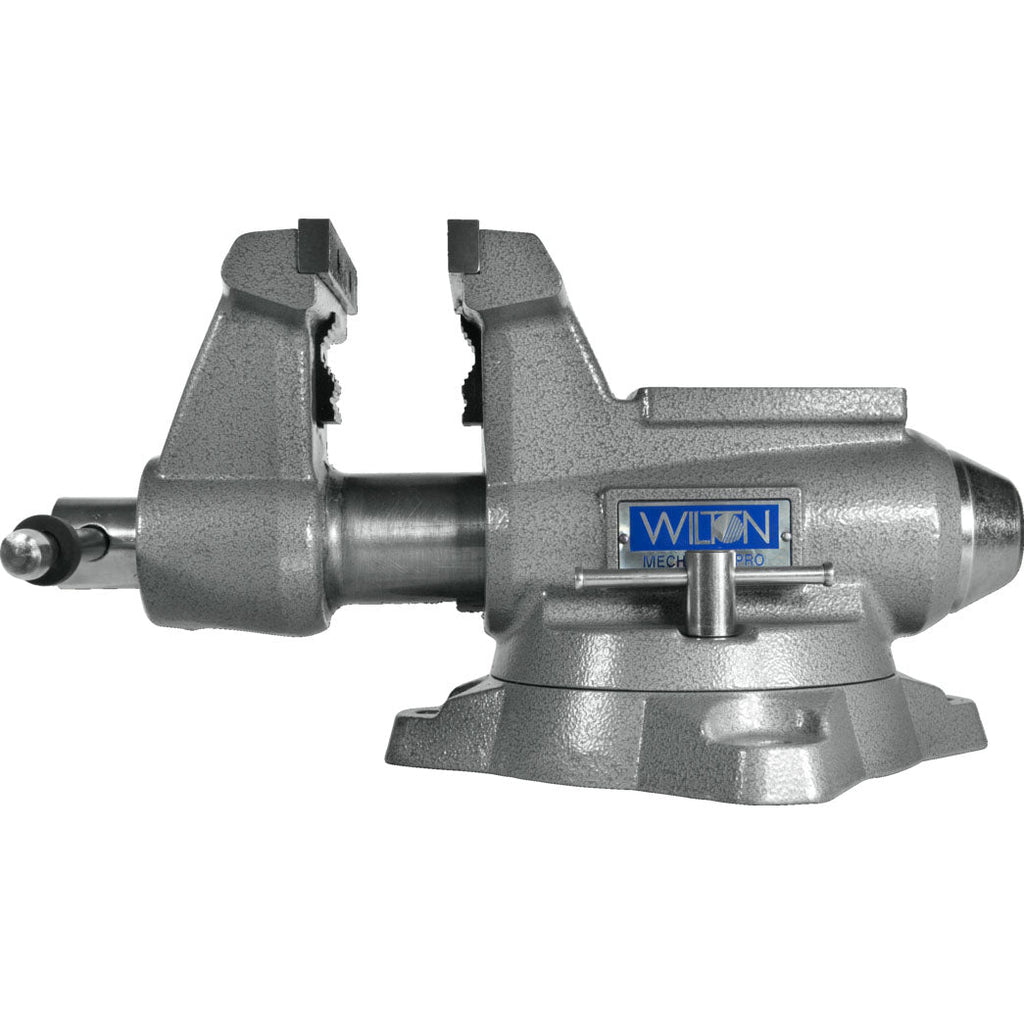 Wilton Tools 28811 5 1/2" Wide Jaw 5" Opening Swivel Base Pro Mechanic Work Vise-Hardware | Tools | Tool Clamps & Vises-Grease Monkey Garage