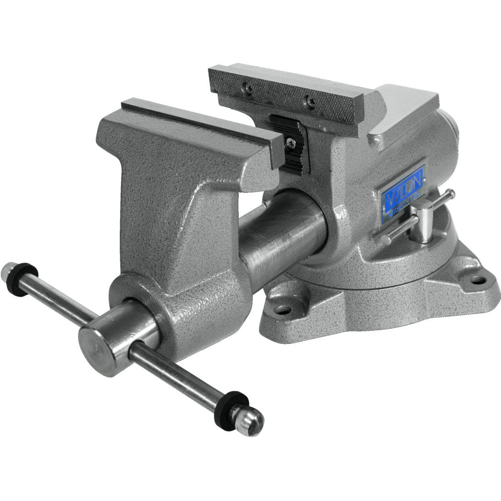 Wilton Tools 28811 5 1/2" Wide Jaw 5" Opening Swivel Base Pro Mechanic Work Vise-Hardware | Tools | Tool Clamps & Vises-Grease Monkey Garage