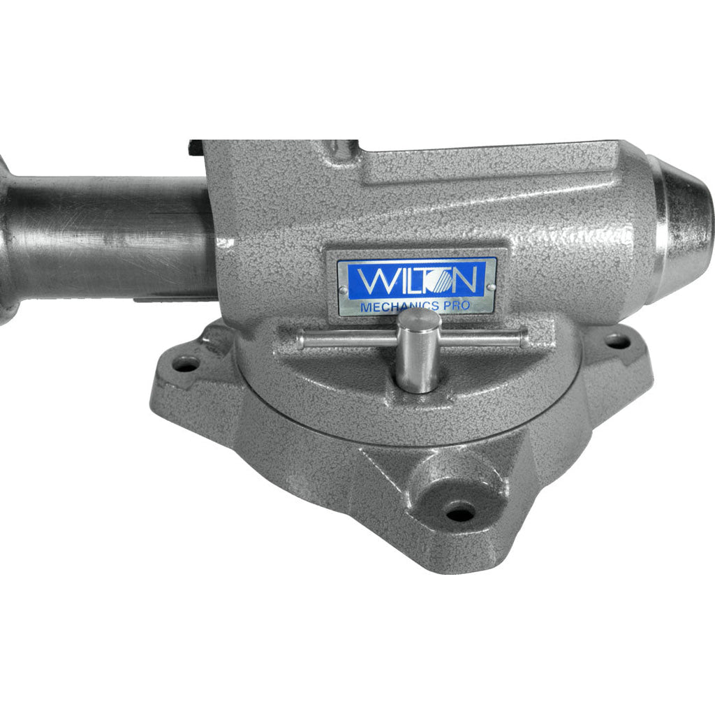 Wilton Tools 28811 5 1/2" Wide Jaw 5" Opening Swivel Base Pro Mechanic Work Vise-Hardware | Tools | Tool Clamps & Vises-Grease Monkey Garage