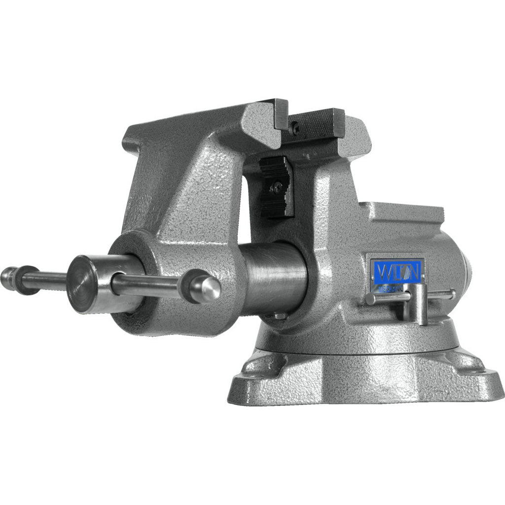 Wilton Tools 28811 5 1/2" Wide Jaw 5" Opening Swivel Base Pro Mechanic Work Vise-Hardware | Tools | Tool Clamps & Vises-Grease Monkey Garage