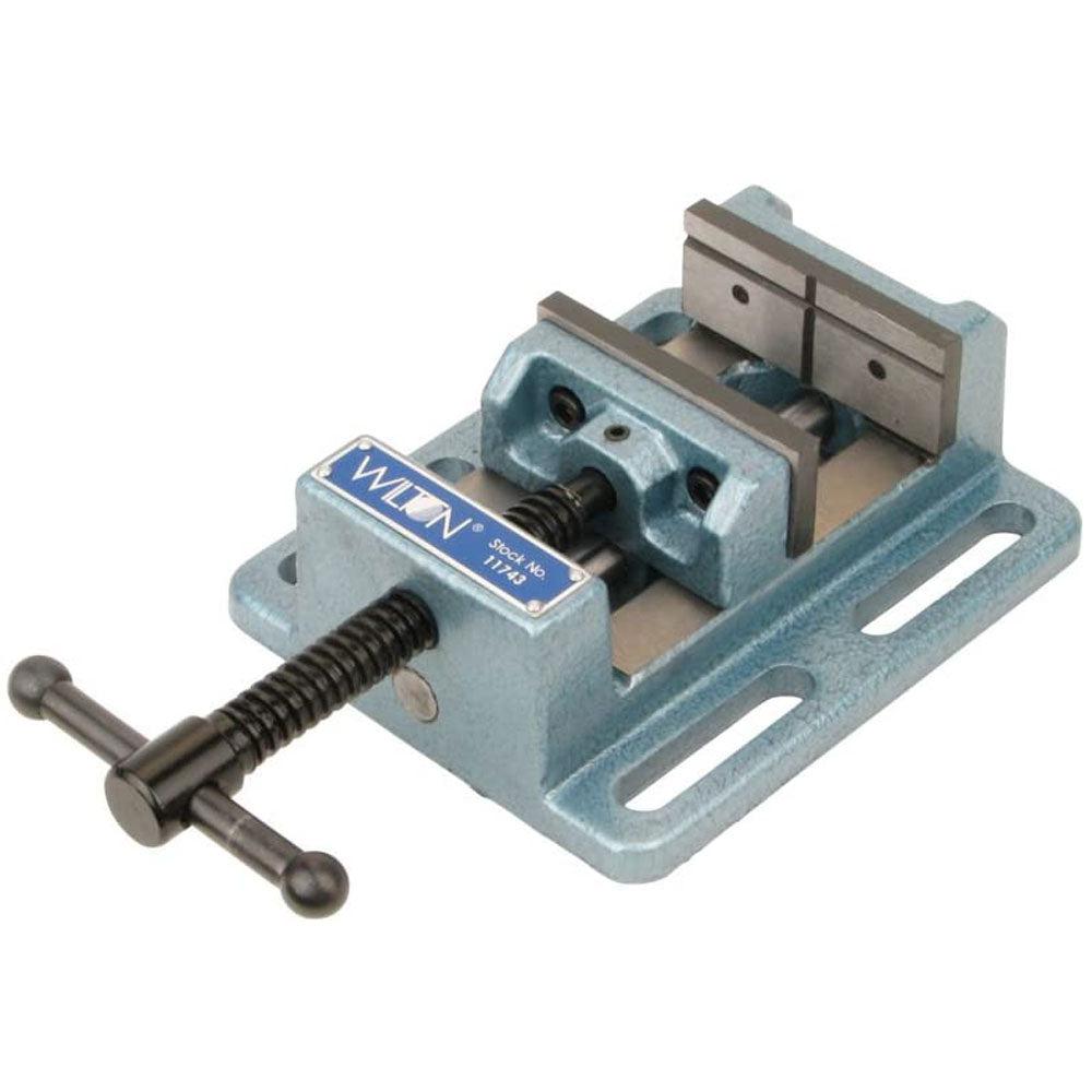 Wilton Tools 3 Inch Low Profile Cast Iron Drill Press Vise w/ Hardened Steel Jaw-Hardware | Tools | Drills | Drill Presses-Grease Monkey Garage