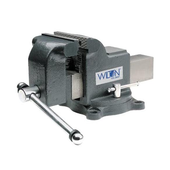 Wilton Tools 63300 4" Wide 4" Jaw Opening Steel Swivel Base Mechanics Vise-Hardware | Tools | Tool Clamps & Vises-Grease Monkey Garage