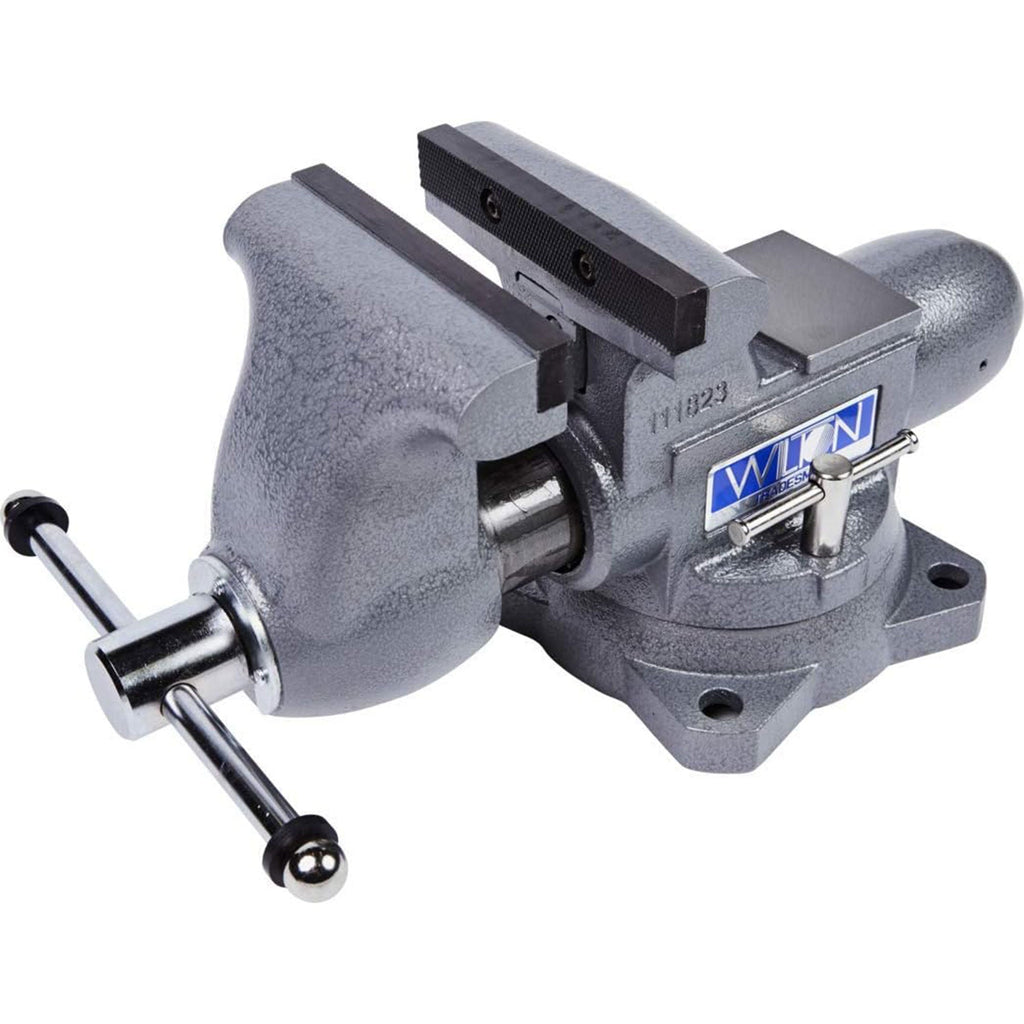 Wilton Tradesman 1765 6.5 Inch Jaw Width Steel Swivel Base Anvil Work Bench Vise-Hardware | Tools | Tool Clamps & Vises-Grease Monkey Garage