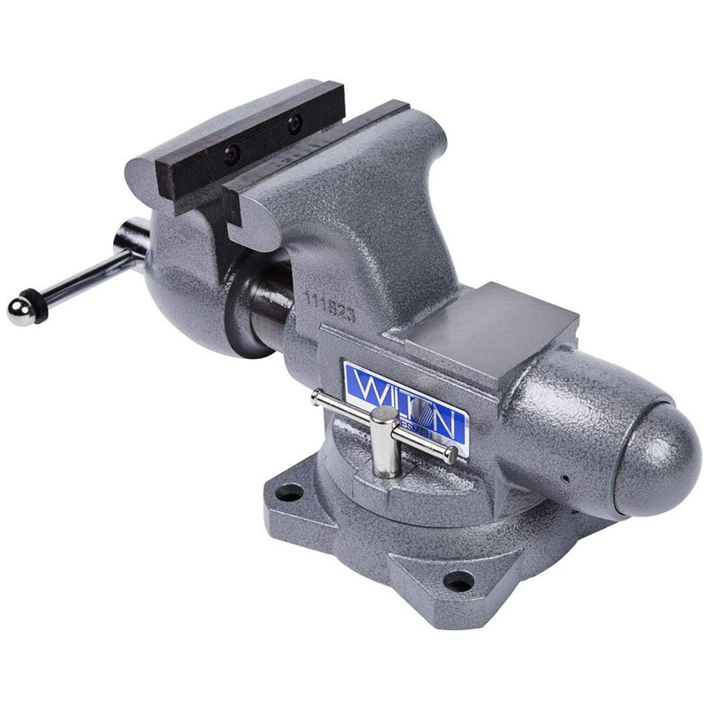 Wilton Tradesman 1765 6.5 Inch Jaw Width Steel Swivel Base Anvil Work Bench Vise-Hardware | Tools | Tool Clamps & Vises-Grease Monkey Garage