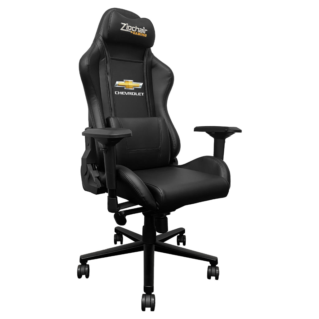 Xpression Pro Gaming Chair with Chevrolet Primary Logo-General Motors-Grease Monkey Garage