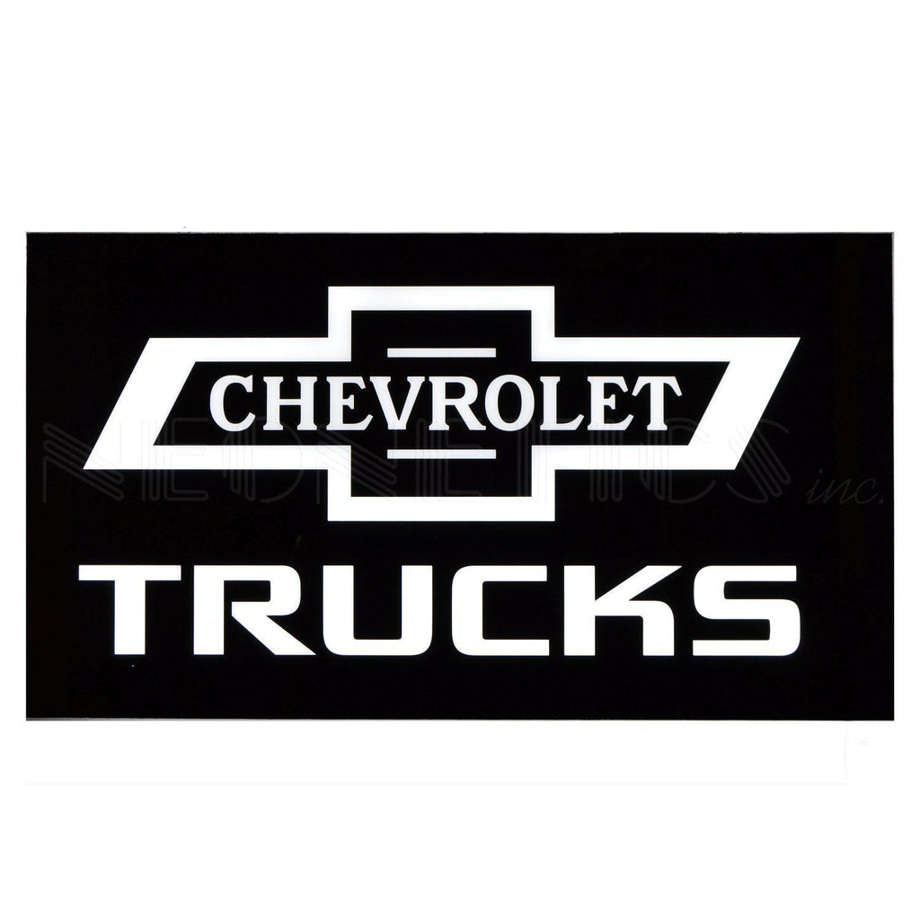 Chevy Trucks Slim LED Sign-Grease Monkey Garage