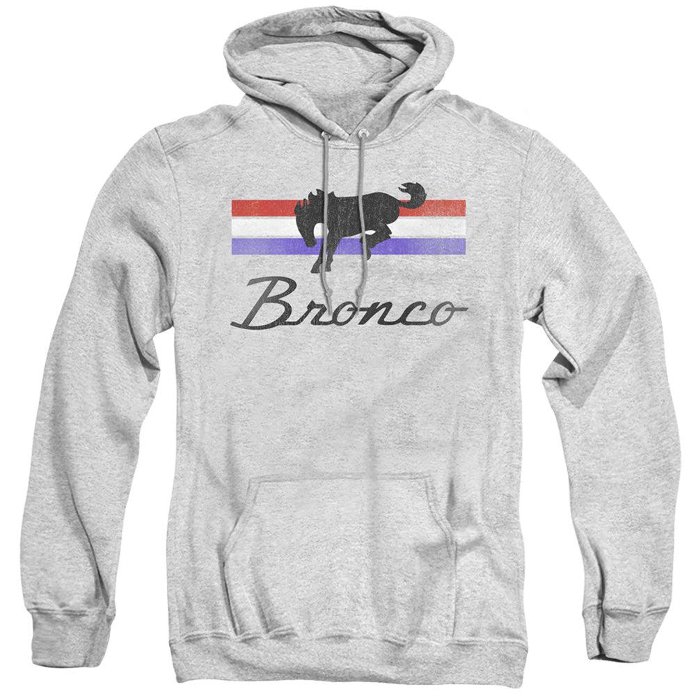 Ford Bronco Gray Logo Pullover Hoodie