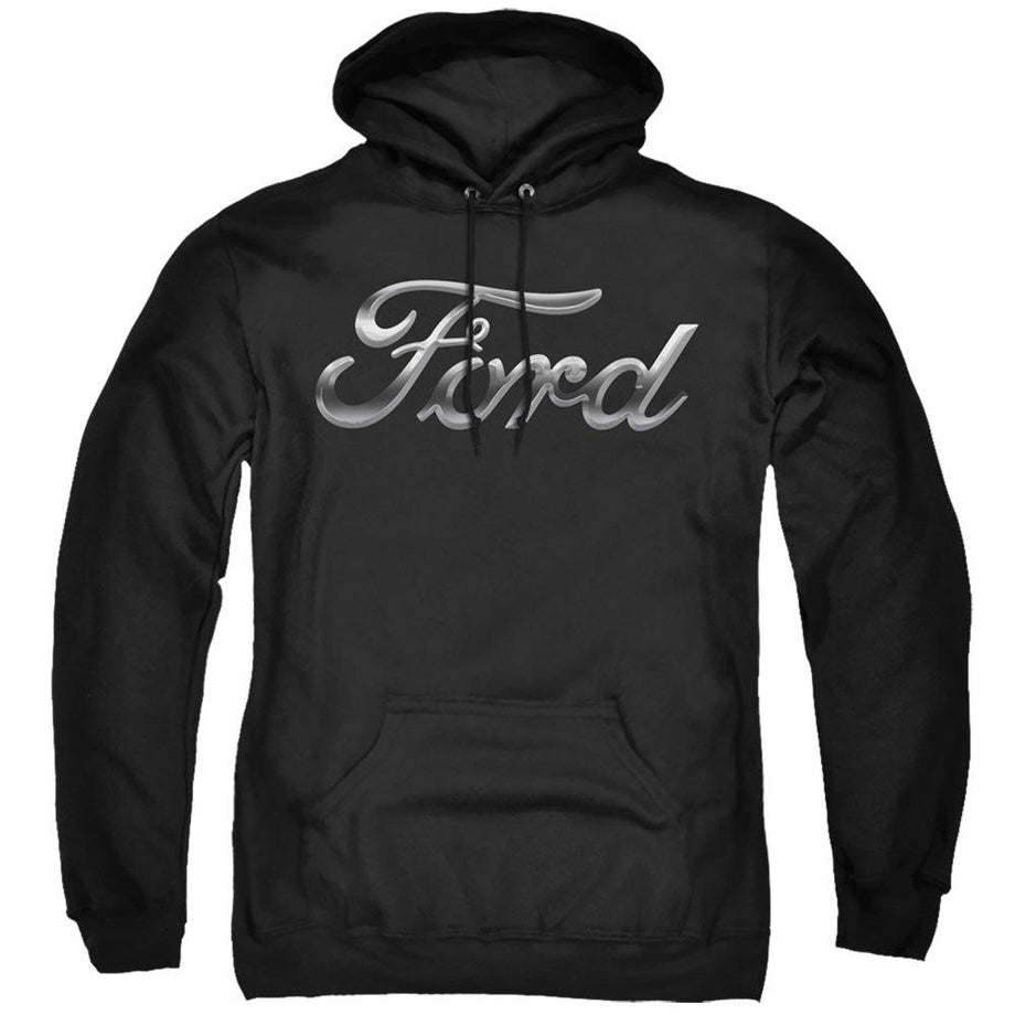 Ford Chrome Ford Script Logo Pullover Hoodie – Grease Monkey Garage