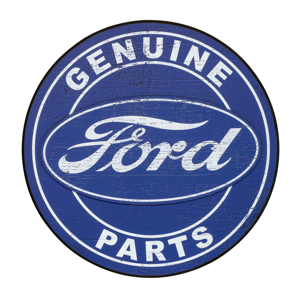 Ford Genuine Parts Round Pub Sign-Grease Monkey Garage