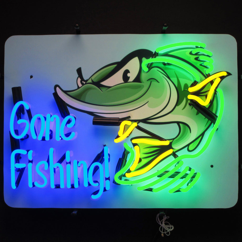 Neonetics Gone Fishing Neon Sign