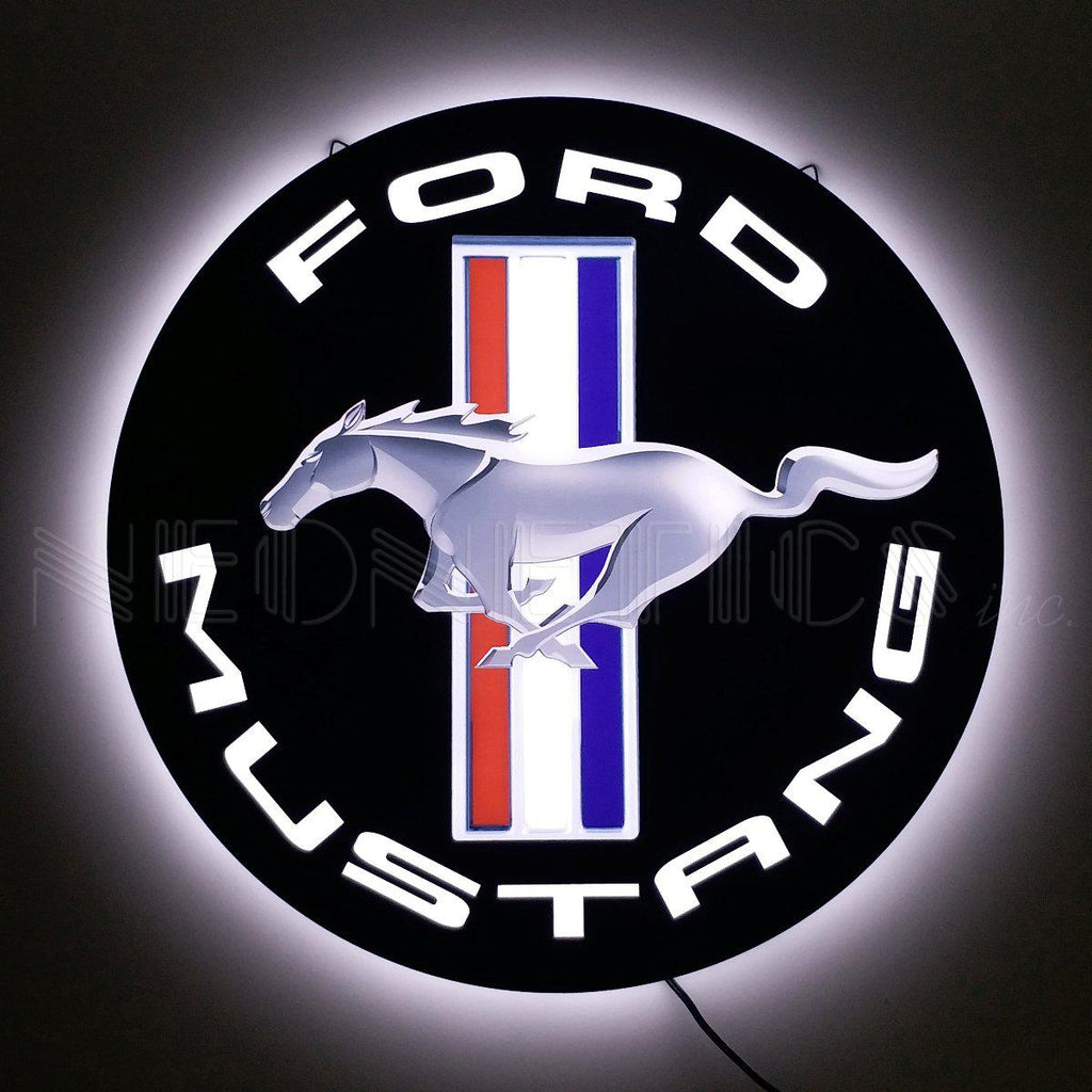 Mustang Slim LED Sign-Grease Monkey Garage