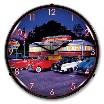 Vintage outlet Route 66 light/clock