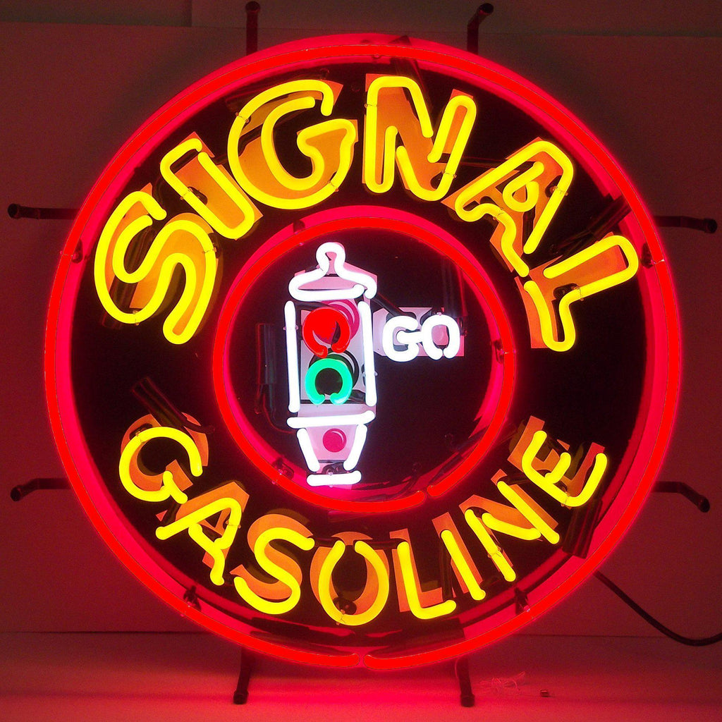 Signal Gasoline Neon Sign-Grease Monkey Garage