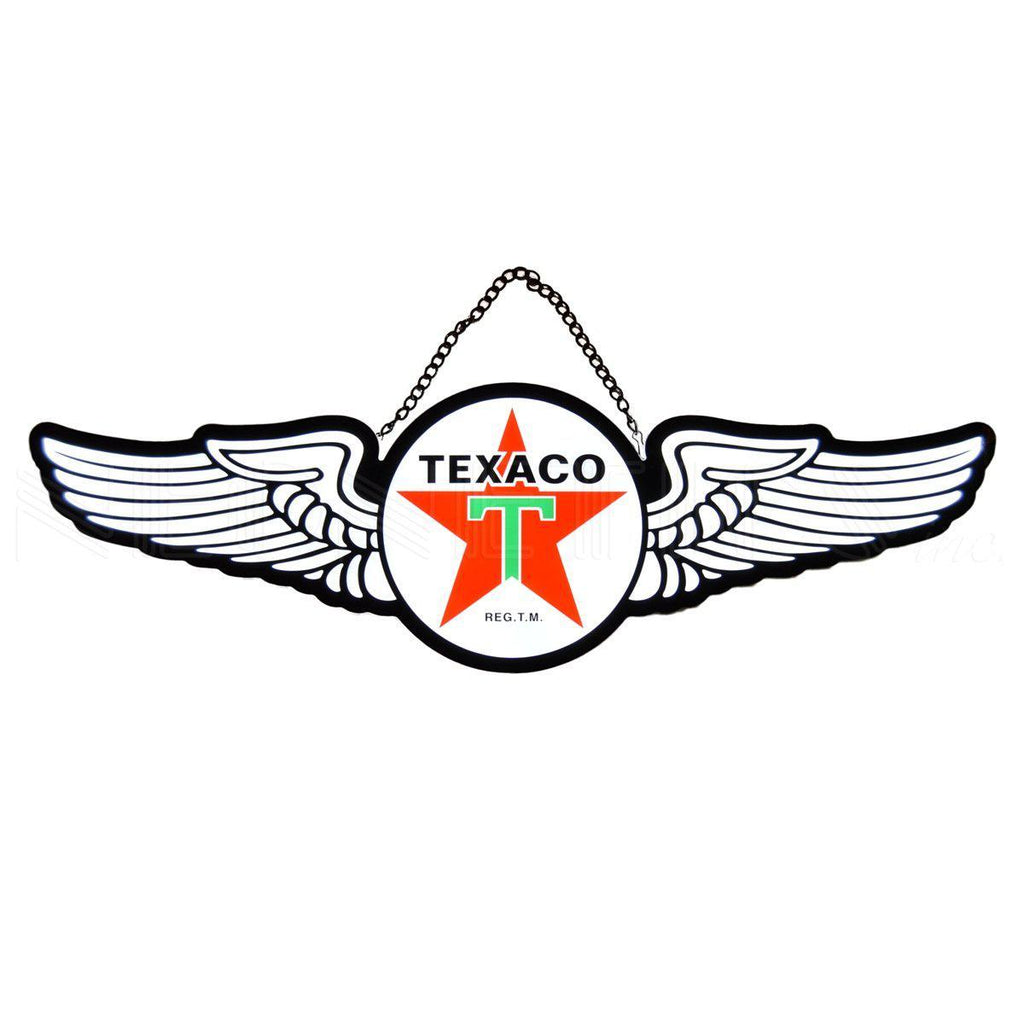 Texaco Wings Slim LED Sign-Grease Monkey Garage